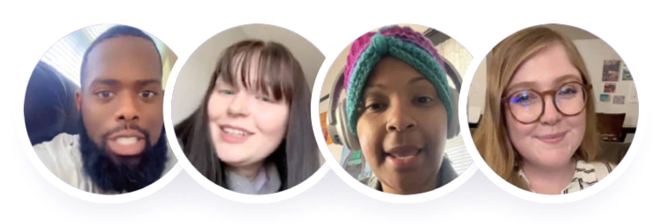 collage of renters who use and love Piñata