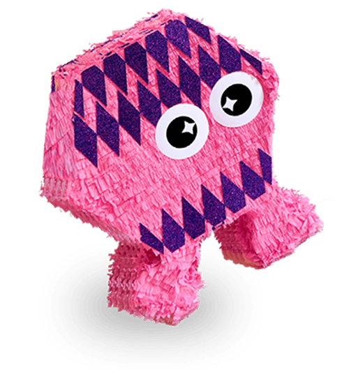 The Piñata mascot named "Max"